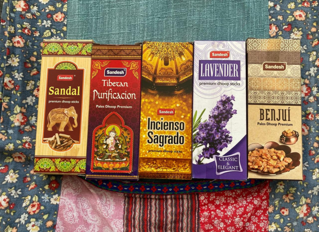 Sahumerios importados Sandesh