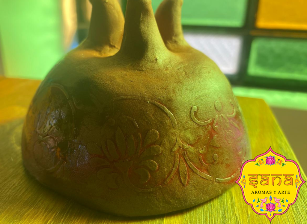 Sahumador  pequeño ceramico - Imagen 2