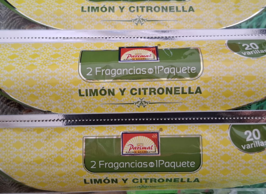 Sahumerios Limon y citronella